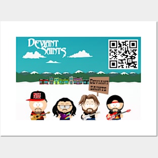 Deviant Saints South Park Front and Back Posters and Art